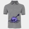 JB's  BIRDS EYE POLO   CHARCOAL - S Thumbnail