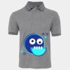 JB's  BIRDS EYE POLO   CHARCOAL - S Thumbnail
