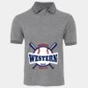 JB's  BIRDS EYE POLO   CHARCOAL - S Thumbnail