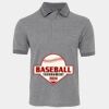 JB's  BIRDS EYE POLO   CHARCOAL - S Thumbnail
