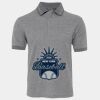 JB's  BIRDS EYE POLO   CHARCOAL - S Thumbnail