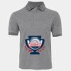 JB's  BIRDS EYE POLO   CHARCOAL - S Thumbnail