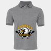 JB's  BIRDS EYE POLO   CHARCOAL - S Thumbnail