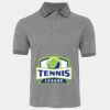 JB's  BIRDS EYE POLO   CHARCOAL - S Thumbnail