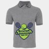 JB's  BIRDS EYE POLO   CHARCOAL - S Thumbnail
