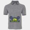 JB's  BIRDS EYE POLO   CHARCOAL - S Thumbnail