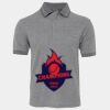 JB's  BIRDS EYE POLO   CHARCOAL - S Thumbnail