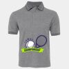 JB's  BIRDS EYE POLO   CHARCOAL - S Thumbnail