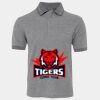 JB's  BIRDS EYE POLO   CHARCOAL - S Thumbnail