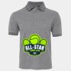 JB's  BIRDS EYE POLO   CHARCOAL - S Thumbnail