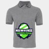 JB's  BIRDS EYE POLO   CHARCOAL - S Thumbnail