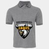 JB's  BIRDS EYE POLO   CHARCOAL - S Thumbnail