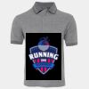 JB's  BIRDS EYE POLO   CHARCOAL - S Thumbnail