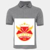 JB's  BIRDS EYE POLO   CHARCOAL - S Thumbnail