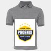 JB's  BIRDS EYE POLO   CHARCOAL - S Thumbnail