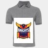 JB's  BIRDS EYE POLO   CHARCOAL - S Thumbnail