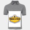 JB's  BIRDS EYE POLO   CHARCOAL - S Thumbnail