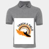 JB's  BIRDS EYE POLO   CHARCOAL - S Thumbnail