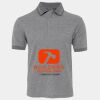 JB's  BIRDS EYE POLO   CHARCOAL - S Thumbnail