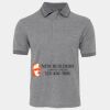 JB's  BIRDS EYE POLO   CHARCOAL - S Thumbnail