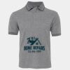 JB's  BIRDS EYE POLO   CHARCOAL - S Thumbnail