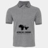 JB's  BIRDS EYE POLO   CHARCOAL - S Thumbnail