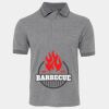 JB's  BIRDS EYE POLO   CHARCOAL - S Thumbnail