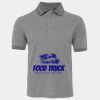 JB's  BIRDS EYE POLO   CHARCOAL - S Thumbnail