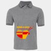 JB's  BIRDS EYE POLO   CHARCOAL - S Thumbnail