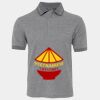 JB's  BIRDS EYE POLO   CHARCOAL - S Thumbnail