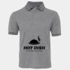 JB's  BIRDS EYE POLO   CHARCOAL - S Thumbnail