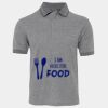 JB's  BIRDS EYE POLO   CHARCOAL - S Thumbnail