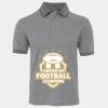 JB's  BIRDS EYE POLO   CHARCOAL - S Thumbnail