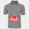 JB's  BIRDS EYE POLO   CHARCOAL - S Thumbnail