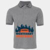JB's  BIRDS EYE POLO   CHARCOAL - S Thumbnail