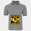 JB's  BIRDS EYE POLO   CHARCOAL - S Thumbnail
