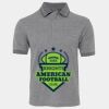 JB's  BIRDS EYE POLO   CHARCOAL - S Thumbnail