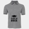JB's  BIRDS EYE POLO   CHARCOAL - S Thumbnail