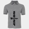 JB's  BIRDS EYE POLO   CHARCOAL - S Thumbnail