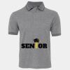 JB's  BIRDS EYE POLO   CHARCOAL - S Thumbnail