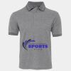 JB's  BIRDS EYE POLO   CHARCOAL - S Thumbnail