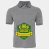 JB's  BIRDS EYE POLO   CHARCOAL - S Thumbnail