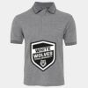 JB's  BIRDS EYE POLO   CHARCOAL - S Thumbnail