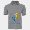 JB's  BIRDS EYE POLO   CHARCOAL - S Thumbnail