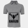 JB's  BIRDS EYE POLO   CHARCOAL - S Thumbnail