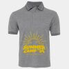 JB's  BIRDS EYE POLO   CHARCOAL - S Thumbnail