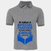 JB's  BIRDS EYE POLO   CHARCOAL - S Thumbnail