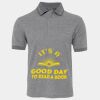 JB's  BIRDS EYE POLO   CHARCOAL - S Thumbnail