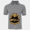 JB's  BIRDS EYE POLO   CHARCOAL - S Thumbnail