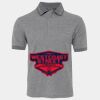 JB's  BIRDS EYE POLO   CHARCOAL - S Thumbnail